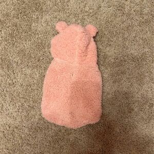 Cat/Dog Cozy Pink Teddy Bear Hoodie